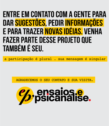 Contato - Ensaios e Psicanálise